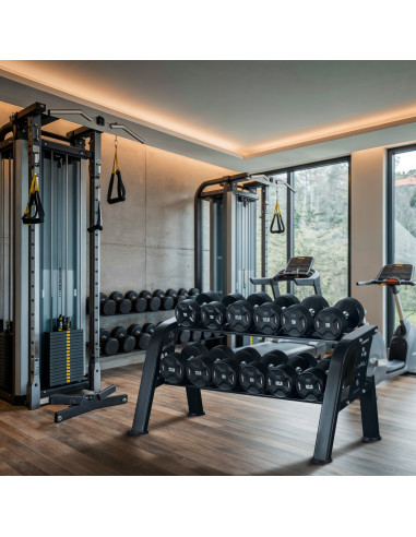 ДВУРЕДНА СТОЙКА ЗА ЩАНГИ ЗА 6 ДВОЙКИ КОМЕРСИАЛНА HMS