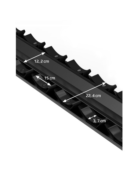 ДВУРЕДНА СТОЙКА ЗА ЩАНГИ ЗА 6 ДВОЙКИ КОМЕРСИАЛНА HMS