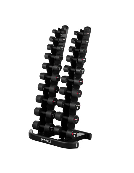 ПОЛИУРЕТАНОВИ ГЪРИ HPT 2 X 1–10 KG (110 KG) + СТОЙКА STR37 HMS