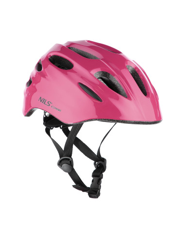 LED РОЗОВА РАЗМЕР S (47-55см) КАСКА NILS EXTREME