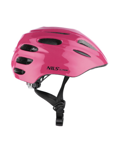 LED РОЗОВА РАЗМЕР S (47-55см) КАСКА NILS EXTREME