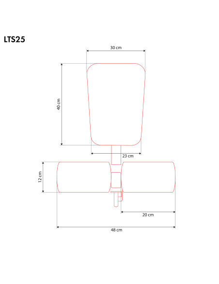 Сгъваема седалка с фиксиране на бедрата HMS