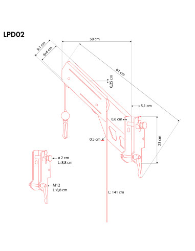 Приспособление за издърпване на широчина за машини и многостанционни HMS