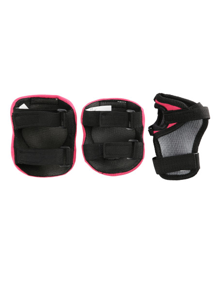 РОЗОВА КАСКА РАЗМЕР XS С ПРОТЕКТОРИ КОМПЛЕКТ NILS EXTREME