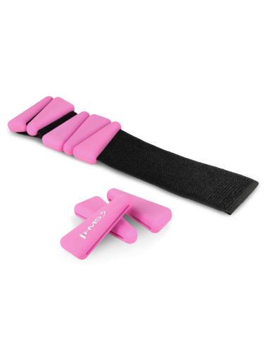 РОЗОВИ СИЛИКОНОВИ ТЕЖЕСТИ ЗА УПРАЖНЕНИЯ НА ГЛЕЗЕНИТЕ И КИТКИТЕ HMS