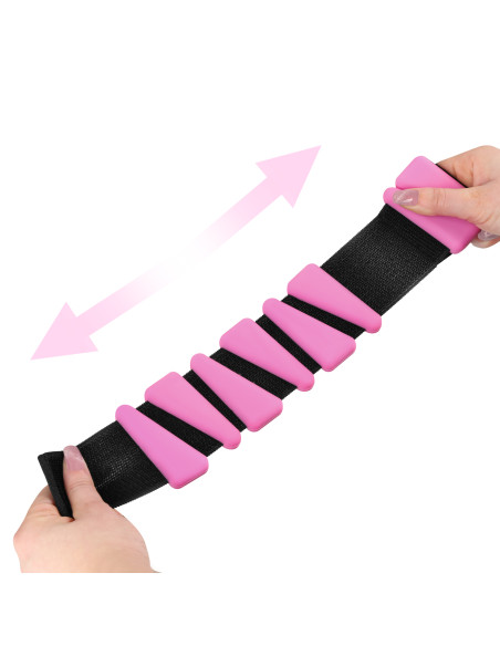 РОЗОВИ СИЛИКОНОВИ ТЕЖЕСТИ ЗА УПРАЖНЕНИЯ НА ГЛЕЗЕНИТЕ И КИТКИТЕ HMS