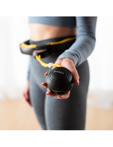 HULA HOOP ЧЕРЕН/ЖЪЛТ С МАГНИТИ, TPE NOBS, ТЕГЛО И БРОЯЧ HMS