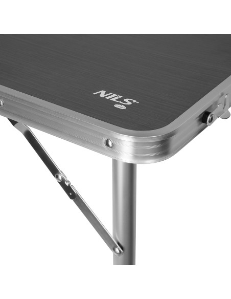 КОМПЛЕКТ МАСА И СТОЛОВЕ ТЪМНО СИВ NILS CAMP