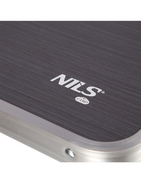 КОМПЛЕКТ МАСА И СТОЛОВЕ ТЪМНО СИВ NILS CAMP