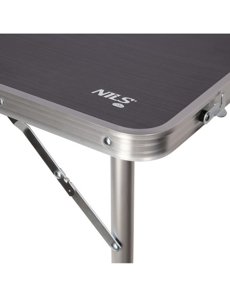 КОМПЛЕКТ МАСА И СТОЛОВЕ ТЪМНО СИВ NILS CAMP