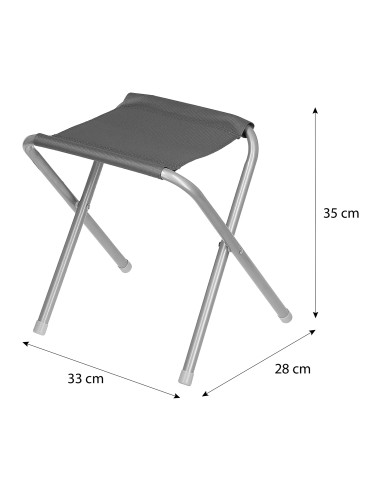 КОМПЛЕКТ МАСА И СТОЛОВЕ ТЪМНО СИВ NILS CAMP
