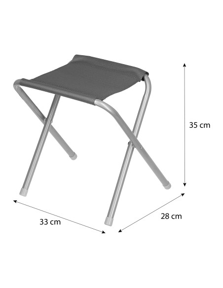 КОМПЛЕКТ МАСА И СТОЛОВЕ ТЪМНО СИВ NILS CAMP