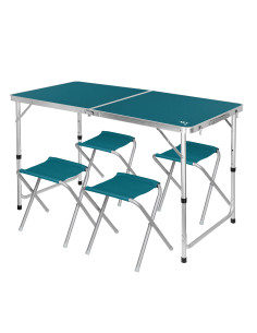 КОМПЛЕКТ МАСА И СТОЛОВЕ СИН NILS CAMP 2