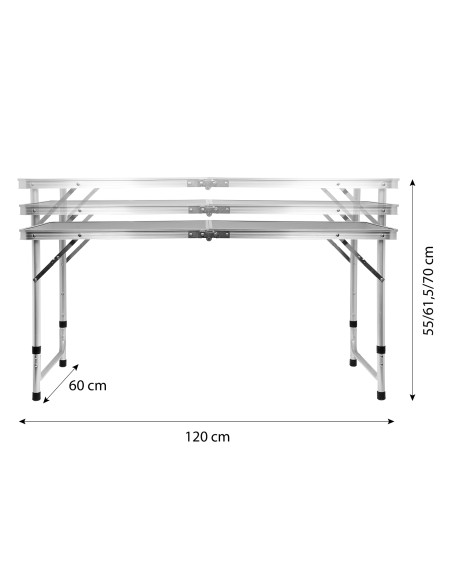 ТЪМНО СИВА МАСА KEMPING NILS CAMP