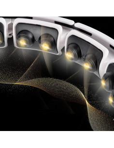 HULA HOOP МАГНИТЕН БЯЛ HHM16 С ТЕЖЕСТ + БРОЯЧ HMS + ОПОРА ЗА ТАЛИЯ BR163 ЧЕРЕН ПЛЮЗ РАЗМЕР