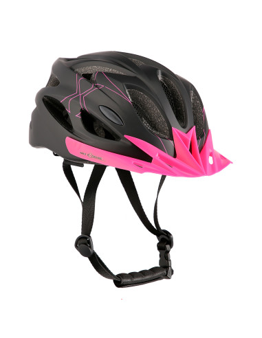 ЧЕРНО-РОЗОВ РАЗМЕР S (50-59 СМ) КАСКА NILS EXTREME