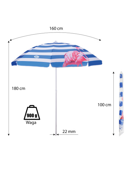 ПЛАЖЕН ЧАДЪР 180 СМ NILS CAMP