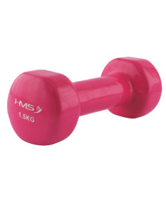 Чугунен дъмбел с винилно покритие 1,5 кг HMS
