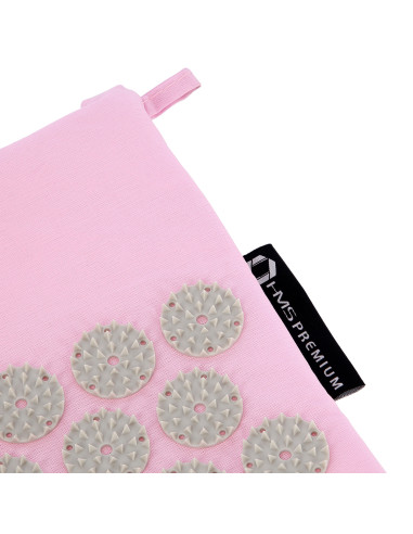 РОЗОВ КОМПЛЕКТ АКУПРЕСУРНА ПОСТИЛКА HMS PREMIUM