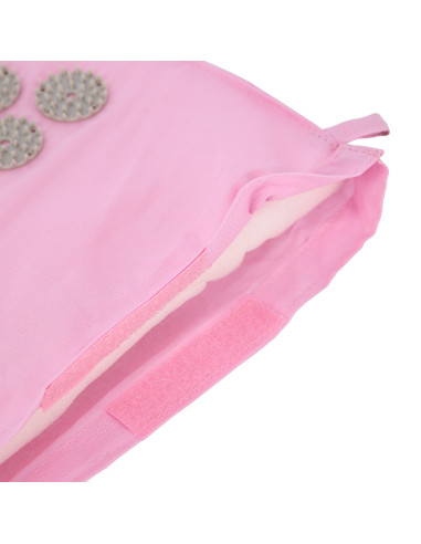 РОЗОВ КОМПЛЕКТ АКУПРЕСУРНА ПОСТИЛКА HMS PREMIUM