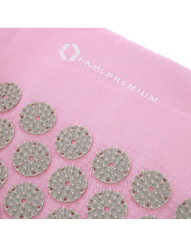 РОЗОВ КОМПЛЕКТ АКУПРЕСУРНА ПОСТИЛКА HMS PREMIUM