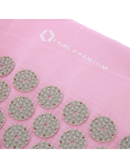 РОЗОВ КОМПЛЕКТ АКУПРЕСУРНА ПОСТИЛКА HMS PREMIUM