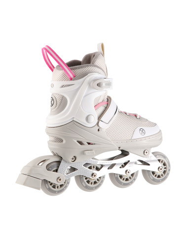 2-В-1 СИВО-РОЗОВ РАЗМЕР S(29-33) КЪНКИ СЪС СМЕНЯЕМО ХОКЕЙНО ОСТРИЕ NILS EXTREME