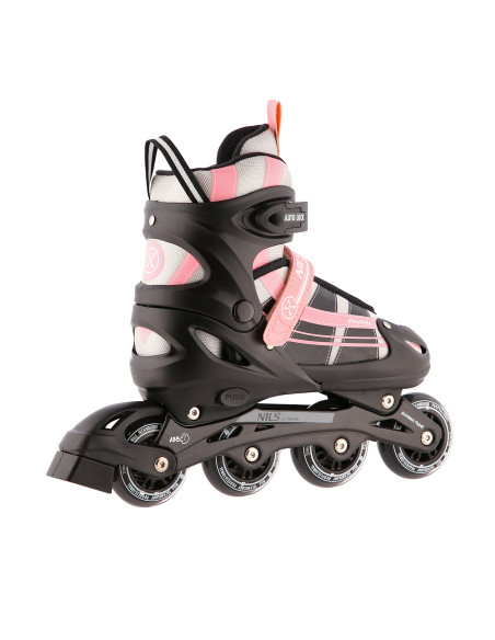 РОЗОВО-БЕЛИ РОЗОВО-БЕЛИ КЪНКИ 2 В 1 РАЗМЕР S(31-34) СЪС СМЕНЯЕМО ХОКЕЙНО ОСТРИЕ NILS EXTREME