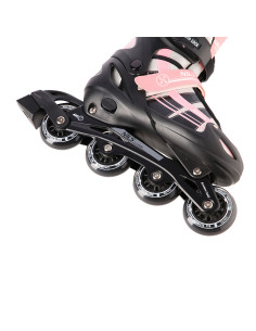 РОЗОВО-БЕЛИ РОЗОВО-БЕЛИ КЪНКИ 2 В 1 РАЗМЕР M (35-38) СЪС СМЕНЯЕМО ХОКЕЙНО ОСТРИЕ NILS EXTREME 2