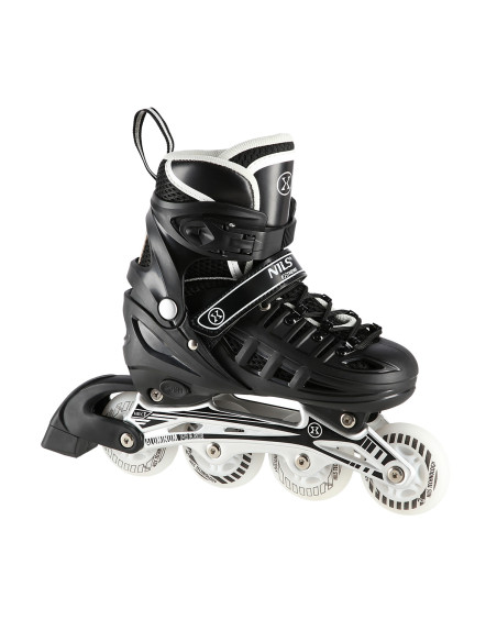 КЪНКИ 4-В-1 ЧЕРНИ LED РАЗМЕР S(31-34) СЪС СМЕНЯЕМОТО ХОКЕЙНО ОСТРИЕ NILS EXTREME