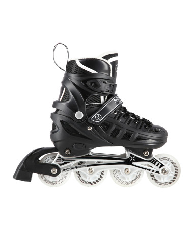 КЪНКИ 4-В-1 ЧЕРНИ LED РАЗМЕР S(31-34) СЪС СМЕНЯЕМОТО ХОКЕЙНО ОСТРИЕ NILS EXTREME