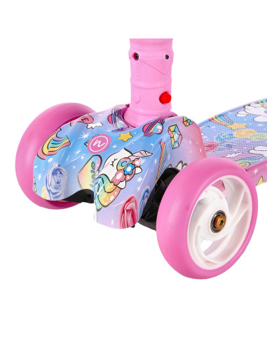 РОЗОВ ДЕТСКИ СКУТЕР NILS FUN