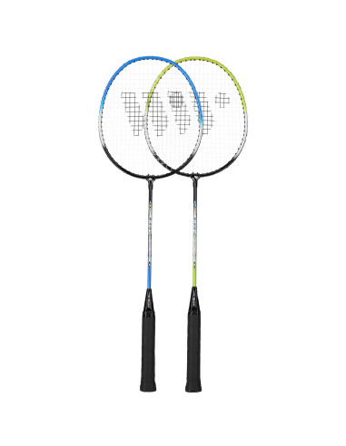 216K КОМПЛЕКТ С ХИЛКИ ЗА БАДМИНТОН + ТОПКИ ЗА ВОЛА 3 БР. ПОЖЕЛАНИЕ