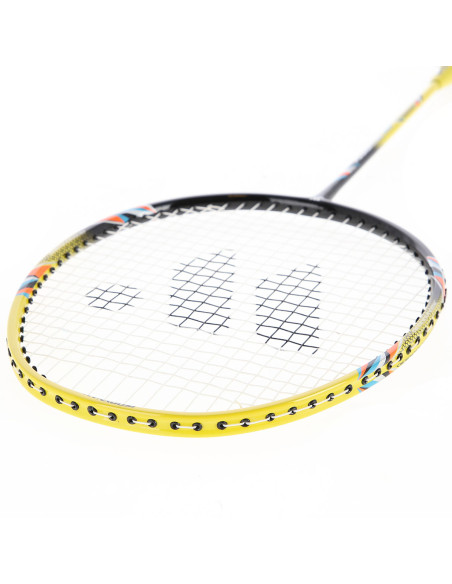 777K КОМПЛЕКТ ХИЛКА ЗА БАДМИНТОН ЛАЙМ ЗЕЛЕН+ЧЕРВЕН + КАПАПАНЦИ 3 БР. ПОЖЕЛАНИЕ