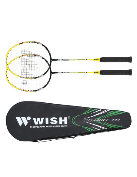 777K КОМПЛЕКТ ХИЛКА ЗА БАДМИНТОН ЛАЙМ ЗЕЛЕН+ЧЕРВЕН + КАПАПАНЦИ 3 БР. ПОЖЕЛАНИЕ