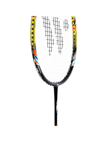 777K КОМПЛЕКТ ХИЛКА ЗА БАДМИНТОН ЛАЙМ ЗЕЛЕН+ЧЕРВЕН + КАПАПАНЦИ 3 БР. ПОЖЕЛАНИЕ