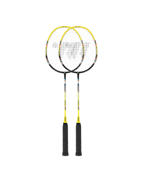 777K КОМПЛЕКТ ХИЛКА ЗА БАДМИНТОН ЛАЙМ ЗЕЛЕН+ЧЕРВЕН + КАПАПАНЦИ 3 БР. ПОЖЕЛАНИЕ