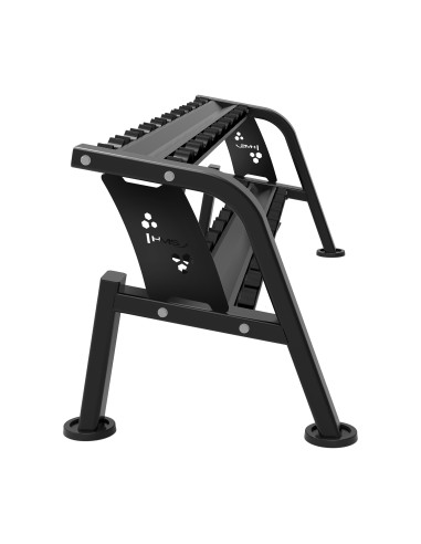 Стойка за дъмбели с две нива, 10 чифта търговски HMS