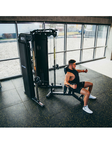 ГУМЕНА ПОДЛОЖКА ЗА ФИТНЕС ОБОРУДВАНЕ ЧЕРНО/ЖЪЛТО ВТОРИ ИЗБОР