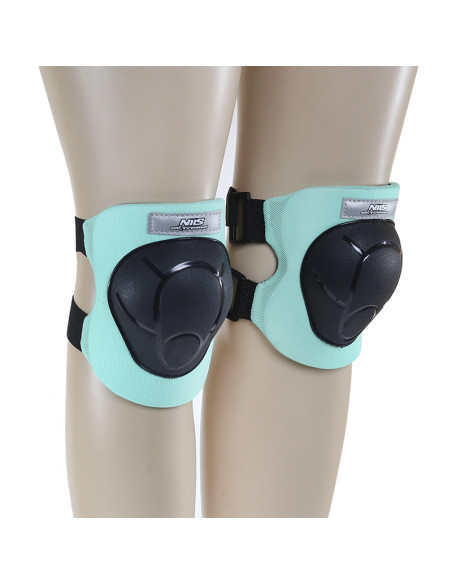 ЧЕРНО-МЕНТОВО ЗЕЛЕНО РАЗМЕР XS КОМПЛЕКТ ПРОТЕКТОРИ NILS EXTREME