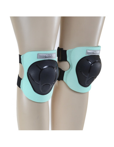 ЧЕРНО-МЕНТОВО ЗЕЛЕН КОМПЛЕКТ ПРОТЕКТОРИ NILS EXTREME РАЗМЕР M