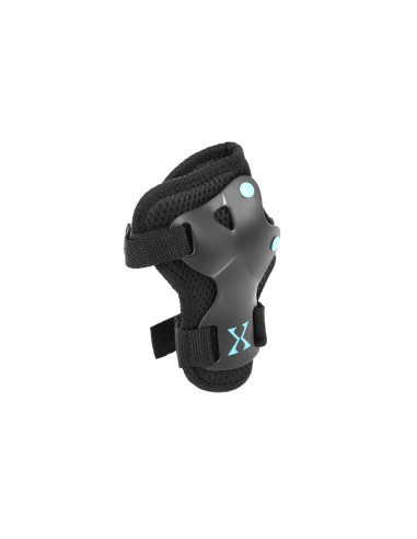 ЧЕРНО-МЕНТОВО ЗЕЛЕН КОМПЛЕКТ ПРОТЕКТОРИ NILS EXTREME РАЗМЕР M