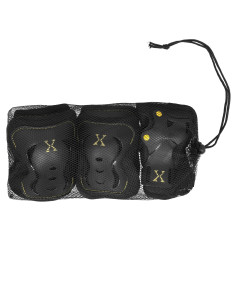 ЧЕРНО-ЖЪЛТ КОМПЛЕКТ ПРОТЕКТОРИ NILS EXTREME РАЗМЕР XL 2