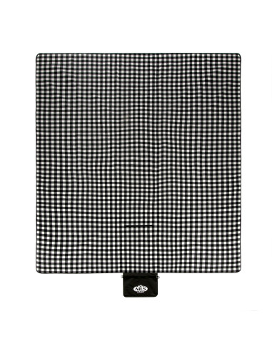 ОДЕЯЛО ЗА ПИКНИК БЯЛО-ЧЕРНО 300x200 СМ PE + ALU NILS CAMP