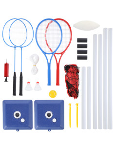 МРЕЖА С КОМПЛЕКТ ЗА ТЕНИС, БАДМИНТОН, ВОЛЕЙБОЛ NILS 2