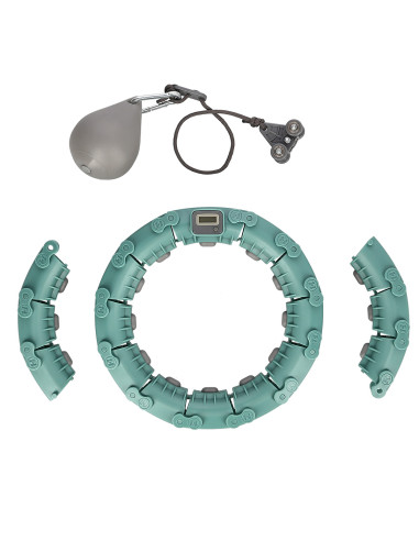 ЗЕЛЕН ХУЛА ОБРУЧ С ГРАВИТАЦИОННА ТОПКА И БРОЯД