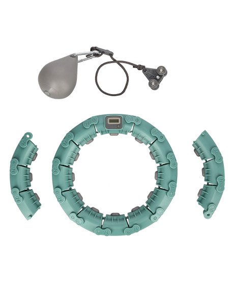 ЗЕЛЕН ХУЛА ОБРУЧ С ГРАВИТАЦИОННА ТОПКА И БРОЯД