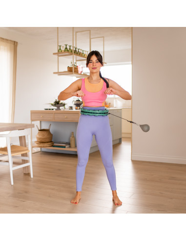 ЗЕЛЕН ХУЛА ОБРУЧ С ГРАВИТАЦИОННА ТОПКА И БРОЯД