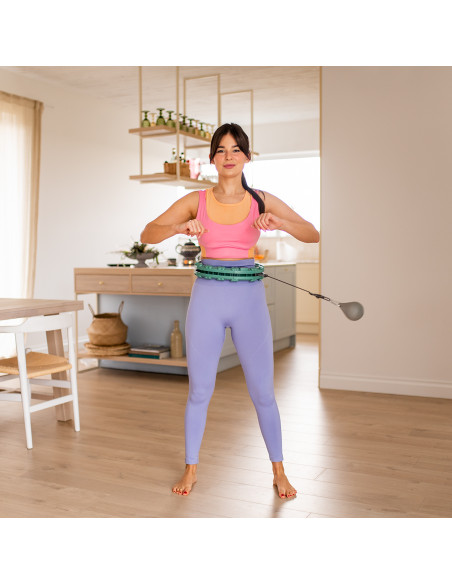 ЗЕЛЕН ХУЛА ОБРУЧ С ГРАВИТАЦИОННА ТОПКА И БРОЯД