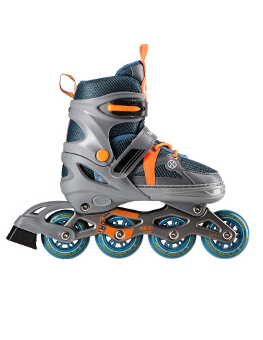 СИВО-ОРАНЖЕВ РАЗМЕР M (35-38) РОЛЕРКИ NILS EXTREME